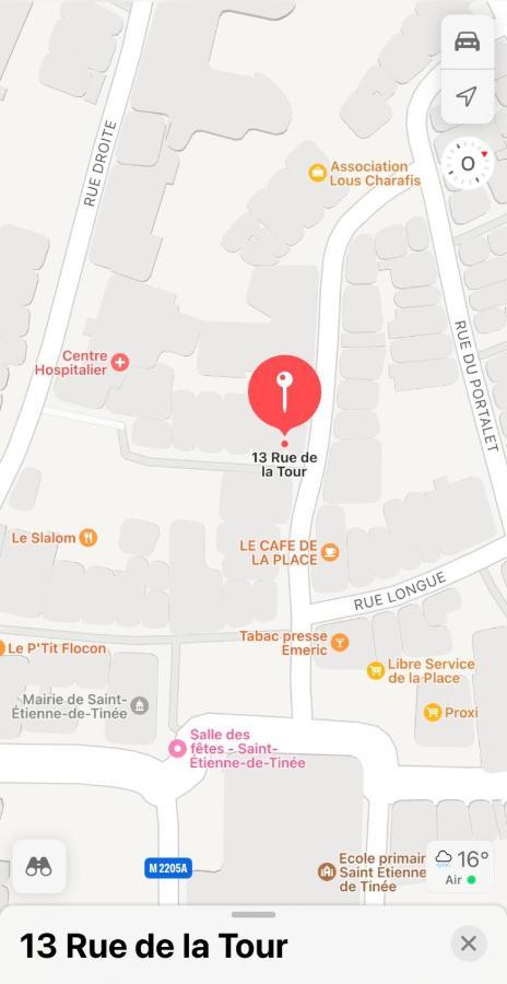 Studio Rdc La Tour Saint-Étienne-de-Tinée Eksteriør billede
